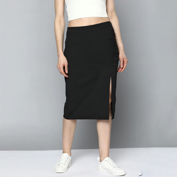 https://zenfashion.in/products/women-black-pure-cotton-solid-ruched-straight-skirt