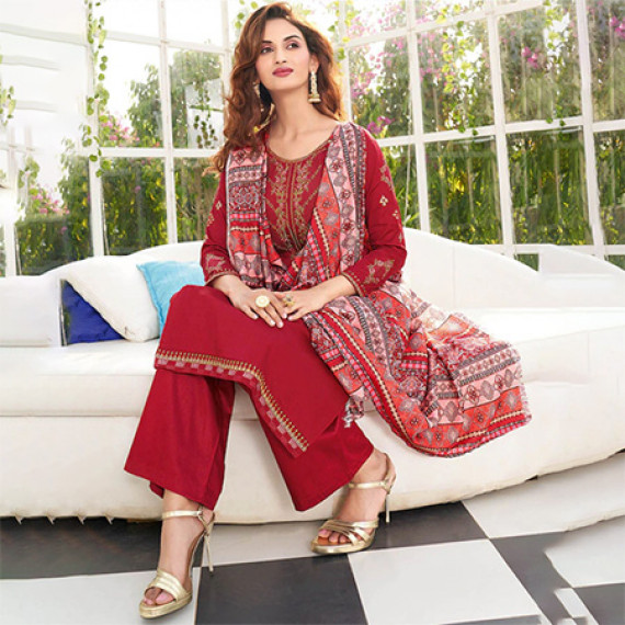 https://zenfashion.in/products/maroon-pink-embroidered-pure-cotton-unstitched-dress-material