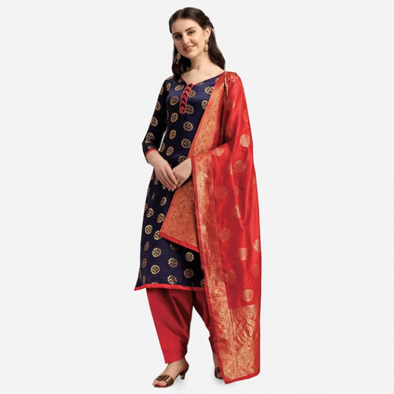 https://zenfashion.in/products/navy-blue-red-woven-design-banarasi-unstitched-dress-material