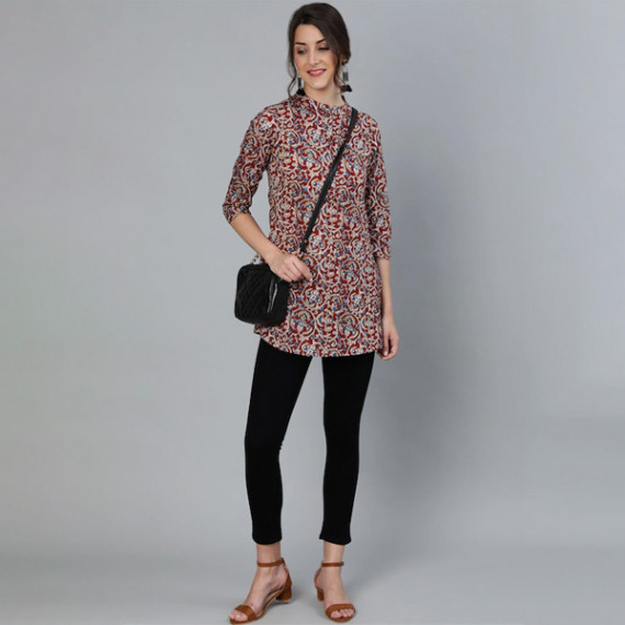 https://zenfashion.in/products/womens-maroon-cream-coloured-printed-tunic