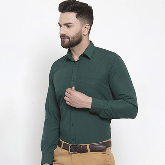 https://zenfashion.in/products/men-green-slim-fit-solid-formal-shirt