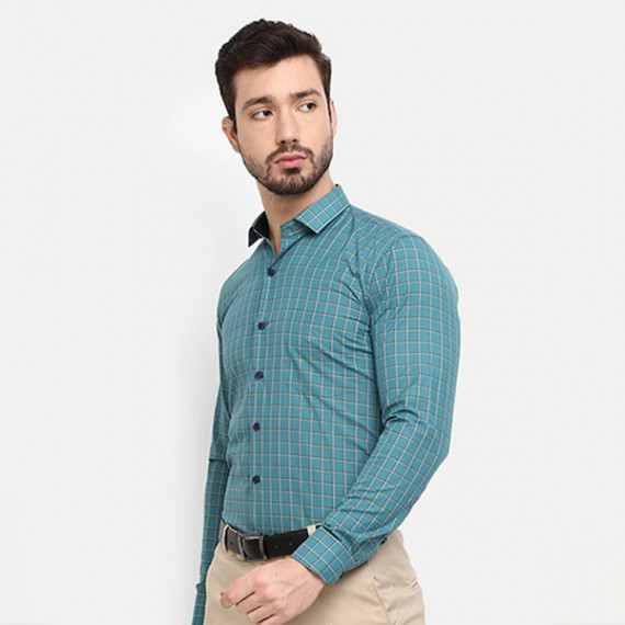https://zenfashion.in/products/men-green-checked-formal-shirt