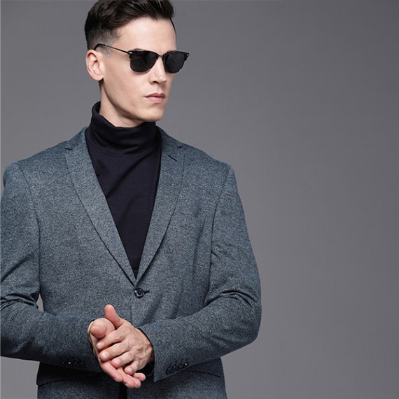 https://zenfashion.in/products/men-navy-blue-self-design-super-slim-fit-single-breasted-blazer