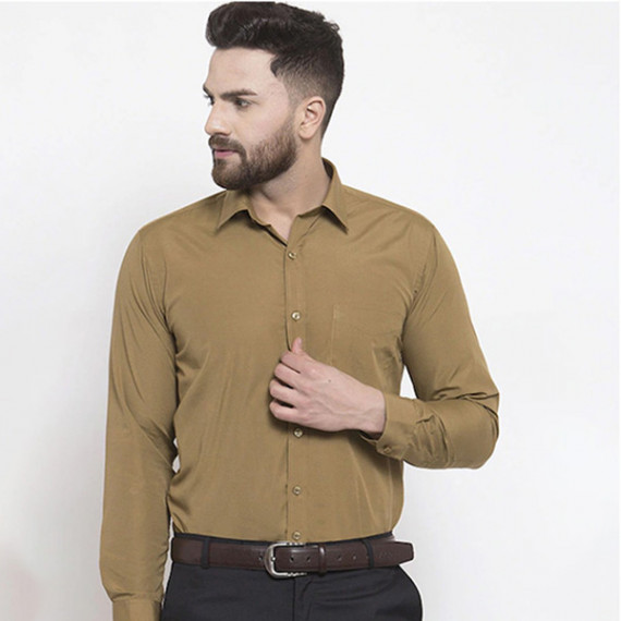 https://zenfashion.in/products/men-khaki-slim-fit-solid-formal-shirt