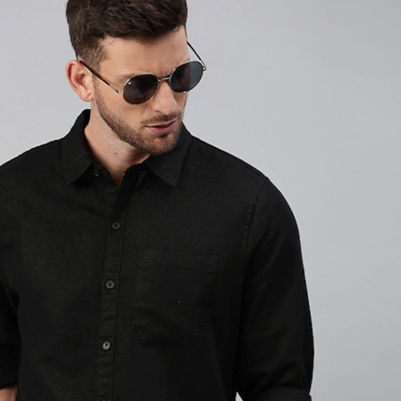 https://zenfashion.in/products/men-black-slim-fit-cotton-casual-shirt