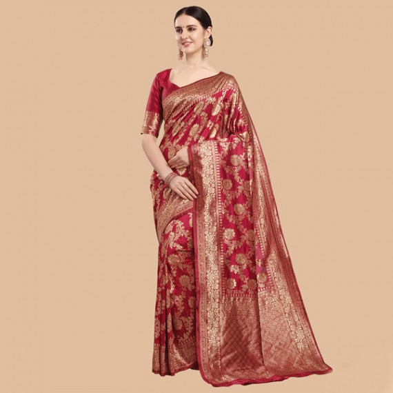 https://zenfashion.in/products/maroon-gold-ethnic-motifs-zari-silk-blend-banarasi-saree