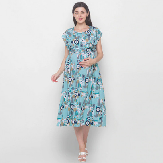 https://zenfashion.in/products/blue-floral-maternity-midi-dress