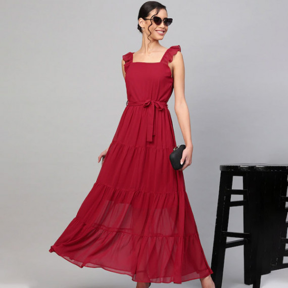 https://zenfashion.in/products/maroon-tiered-maxi-dress